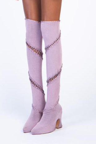 ISA BOULDER Frankenstein Boots 22SH03 Fuchsia (RS23AC26)